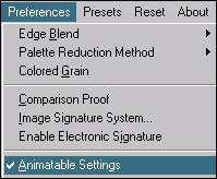 Animatable Settings